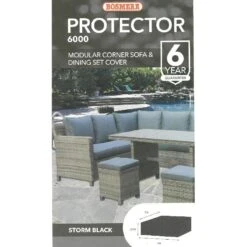 Bosmere Protector 6000 - Modular Corner Sofa Dining Set Outdoor Furniture Cover -Garden Haven Shop 2x3 modualr set web