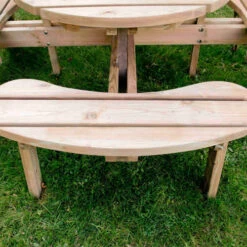 Forest Garden Circular Picnic Table -Garden Haven Shop FGCPT6