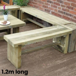 Double Sleeper Bench -Garden Haven Shop FGDSBEN11