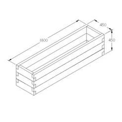 Caledonian Trough Raised Bed 5 Caledonian Trough Raised Bed -Garden Haven Shop FGFRBHD2