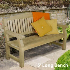 Forest Garden Harvington Bench 11 Forest Garden Harvington Bench -Garden Haven Shop FGHARBE2