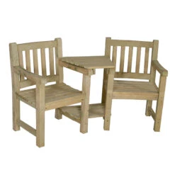 Forest Garden Harvington Love Seat -Garden Haven Shop FGHARLSHD3