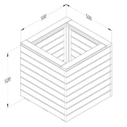 Forest Garden Modular Seating V1 25 Forest Garden Modular Seating V1 -Garden Haven Shop FGMODSEAT1HD3
