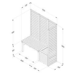 Forest Garden Modular Seating V1 19 Forest Garden Modular Seating V1 -Garden Haven Shop FGMODSEAT1HD9