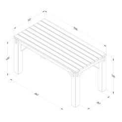 Forest Garden Modular Seating V4 24 Forest Garden Modular Seating V4 -Garden Haven Shop FGMODSEAT4HD2