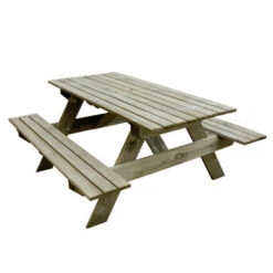 Forest Garden Rectangular Picnic Table 9 Forest Garden Rectangular Picnic Table -Garden Haven Shop FGRPT4