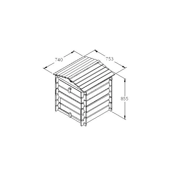 Beehive Compost Bin 4 Beehive Compost Bin - Image 4