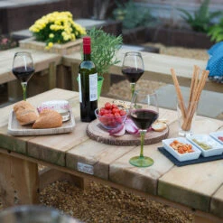 Low Level Sleeper Table 1.2m -Garden Haven Shop LSTAB7