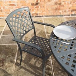 Rowlinson Vienna Aluminium Four Seating Dining Set 16 Rowlinson Vienna Aluminium Four Seating Dining Set -Garden Haven Shop ROVIENSET43