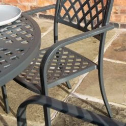 Rowlinson Vienna Aluminium Four Seating Dining Set 14 Rowlinson Vienna Aluminium Four Seating Dining Set -Garden Haven Shop ROVIENSET45