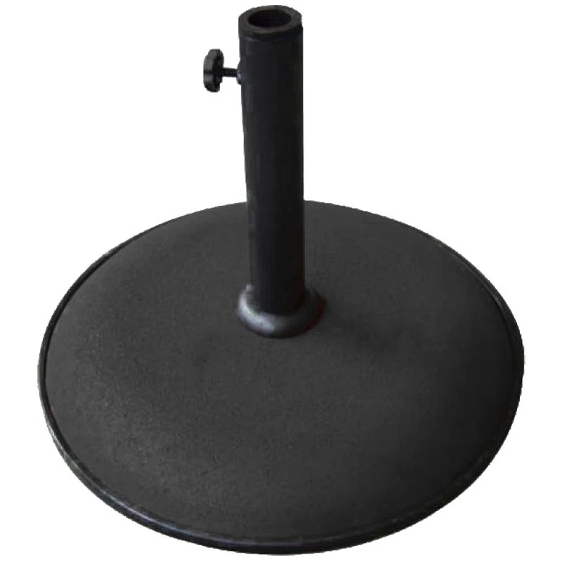 Black Concrete Garden Parasol Base 1 Black Concrete Garden Parasol Base