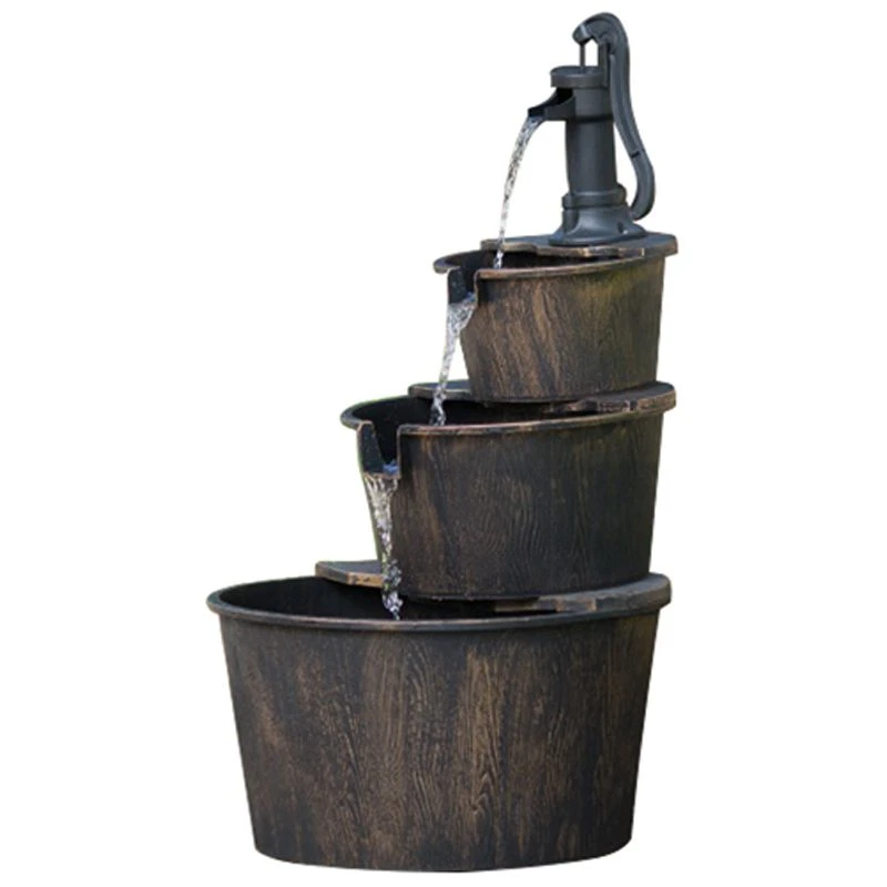Bermuda - 3 Tier Barrel Water Feature 1 Bermuda - 3 Tier Barrel Water Feature