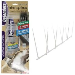 Defenders - Bird Spikes Anti Roosting Kit (2m Pack)
