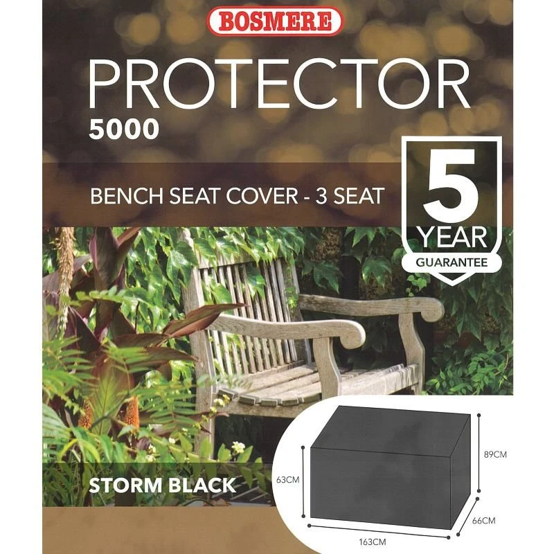 Bosmere Protector 5000 - Bench Seat Protective Outdoor Furniture Cover 2 Bosmere Protector 5000 - Bench Seat Protective Outdoor Furniture Cover - Image 2