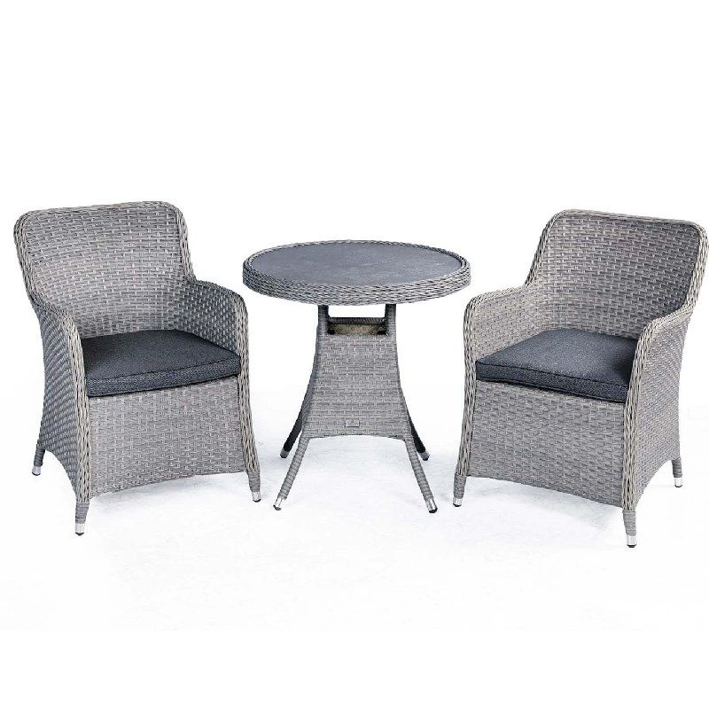 Supremo Catalan 2 Seat Garden Rattan Bistro Set 4 Supremo Catalan 2 Seat Garden Rattan Bistro Set - Image 4