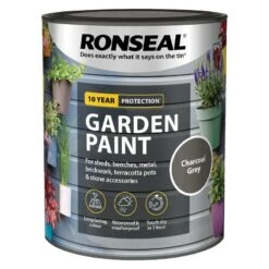 Ronseal- Garden Paint For Brick, Stone, Terracotta, Metal & Wood -Garden Haven Shop charcoal grey web