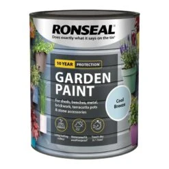 Ronseal- Garden Paint For Brick, Stone, Terracotta, Metal & Wood -Garden Haven Shop cool breeze web
