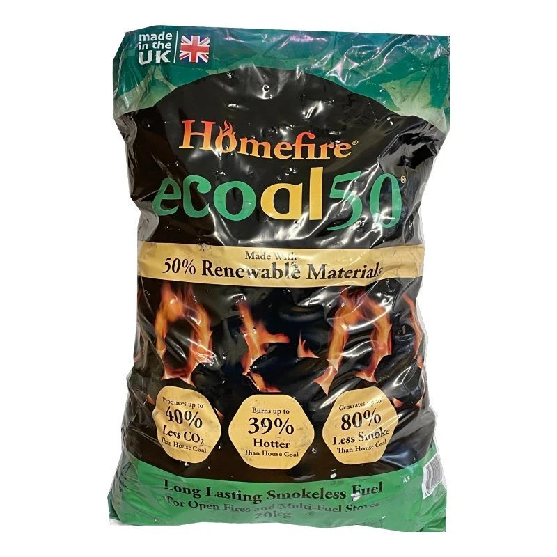 Homefire Smokeless Ecoal50 20kg 1 Homefire Smokeless Ecoal50 20kg