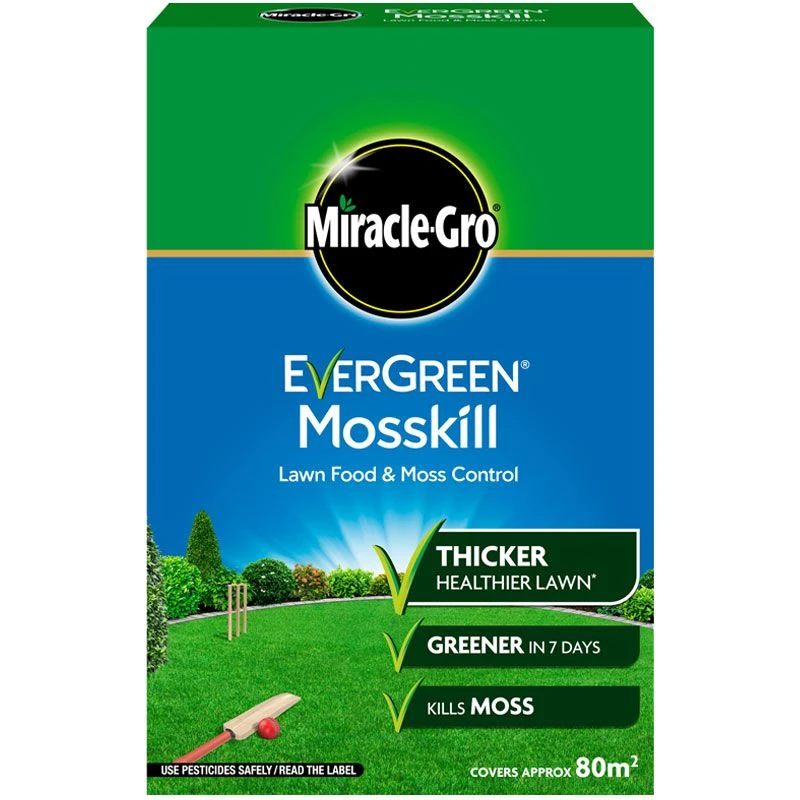 Miracle Gro EverGreen Mosskill Lawn Food & Moss Control 1 Miracle Gro EverGreen Mosskill Lawn Food & Moss Control