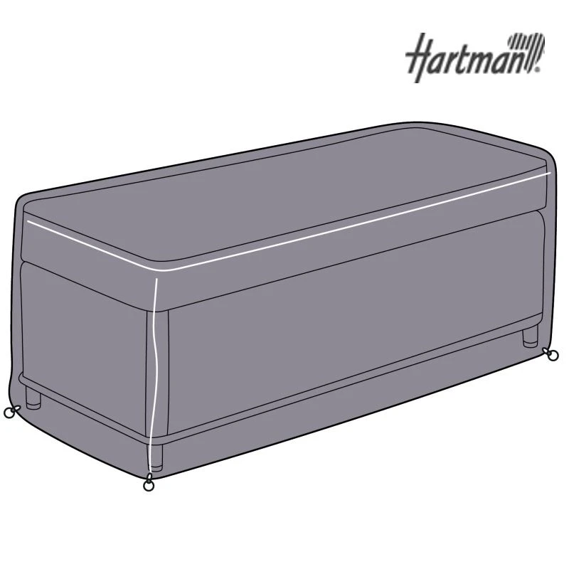 Hartman Heritage Grand Square 2 Seat Bench Outdoor Furniture Cover 1 Hartman Heritage Grand Square 2 Seat Bench Outdoor Furniture Cover