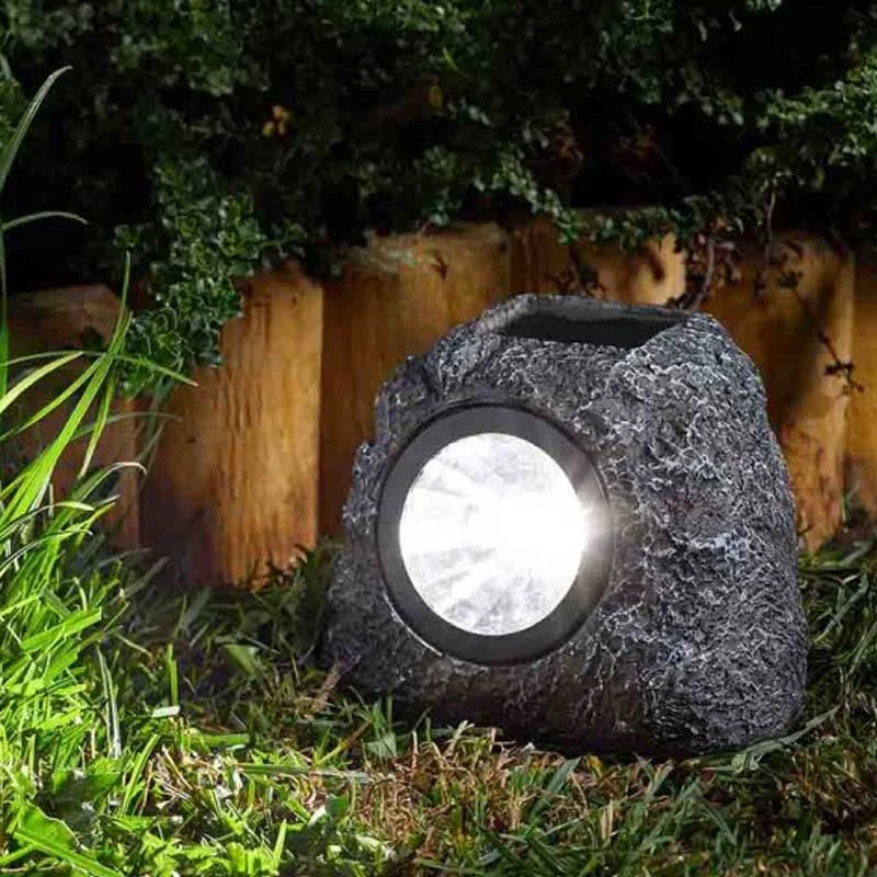 Smart Solar- Solar Powered Granite Rock Spot Light 4 Pack 1 Smart Solar- Solar Powered Granite Rock Spot Light 4 Pack