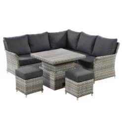 Hartman Heritage Casual Square Dining Set With Adjustable Table -Garden Haven Shop heritage casual square dining set studio web