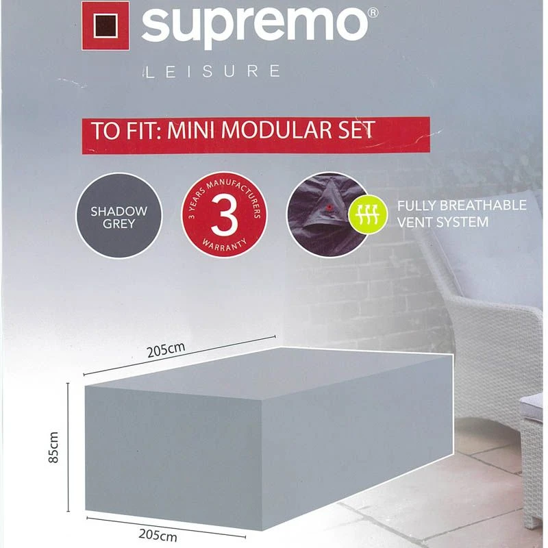 Supremo Mini Modular Set All Weather Outdoor Furniture Cover 1 Supremo Mini Modular Set All Weather Outdoor Furniture Cover