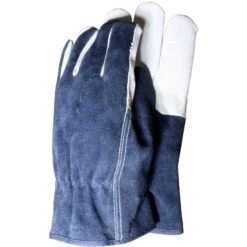 Town And Country Premium Leather & Suede Garden Gloves -Garden Haven Shop premium leather suede navy web