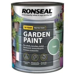 Ronseal- Garden Paint For Brick, Stone, Terracotta, Metal & Wood -Garden Haven Shop sage web