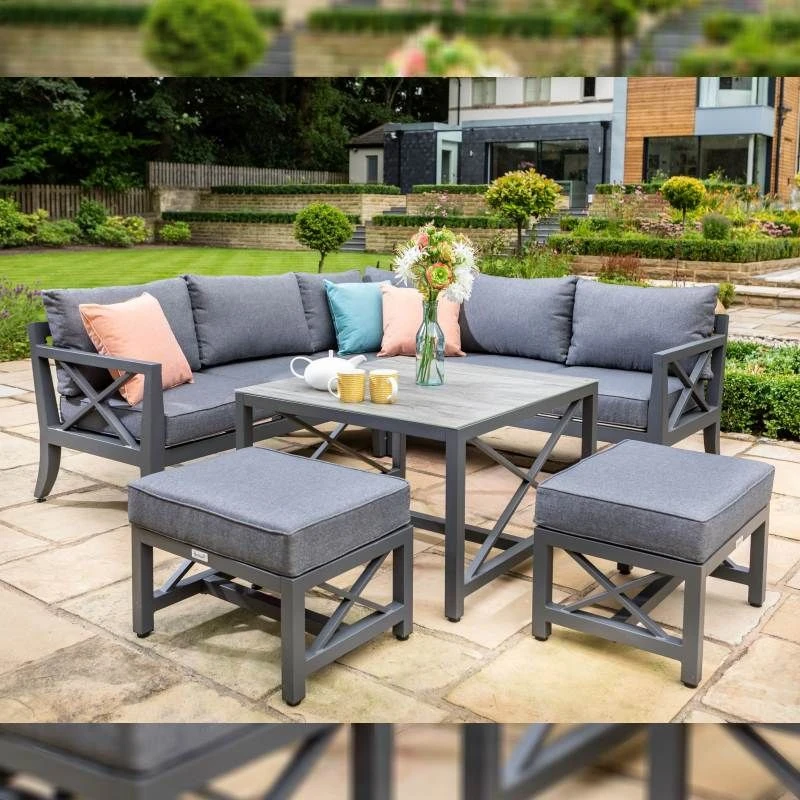Hartman Sorrento Square Casual Garden Dining Set 1 Hartman Sorrento Square Casual Garden Dining Set