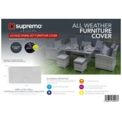 Supremo Lounge Dining Set All Weather Outdoor Furniture Cover 6 Supremo Lounge Dining Set All Weather Outdoor Furniture Cover -Garden Haven Shop supremo lounge dining set cover web
