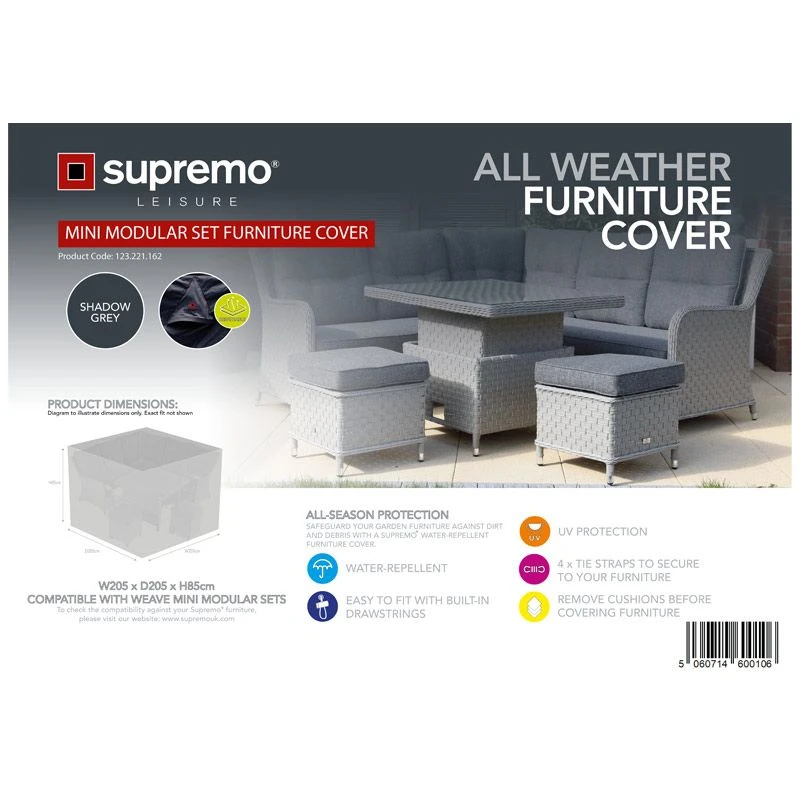 Supremo Mini Modular Set All Weather Outdoor Furniture Cover 3 Supremo Mini Modular Set All Weather Outdoor Furniture Cover - Image 3