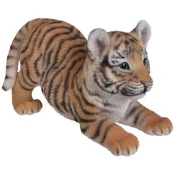 Vivid Arts Real Life Zoo - Tiger Garden Ornament -Garden Haven Shop vivd arts real life zoo playful tiger cub web