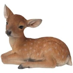 Vivid Arts Real Life Woodland - Deer Garden Ornament -Garden Haven Shop vivid arts laying fallow deer large web