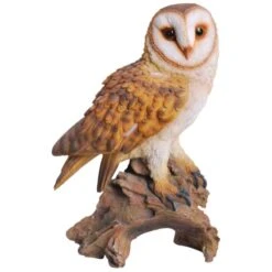 Vivid Arts Real Life Owls - Barn Owl Garden Ornament -Garden Haven Shop vivid arts real life barn owl web 1