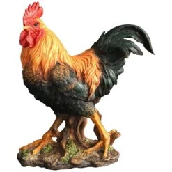 Vivid Arts Real Life Farm - Cockerel Garden Ornament