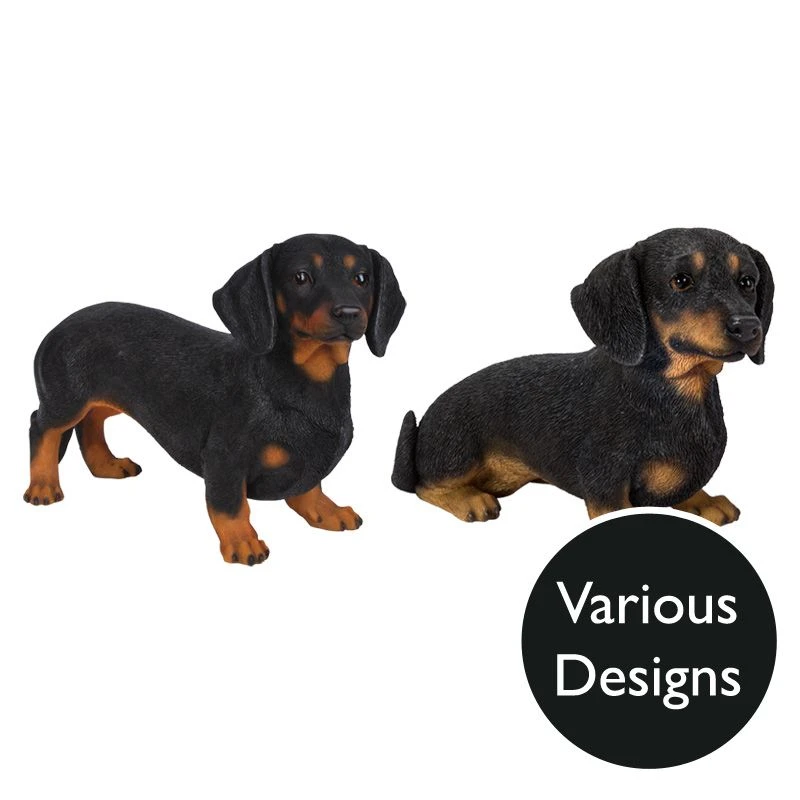 Vivid Arts Real Life Dogs - Dachshund Garden Ornament 1 Vivid Arts Real Life Dogs - Dachshund Garden Ornament
