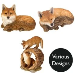 Vivid Arts Real Life Woodland - Fox Garden Ornament