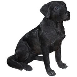 Vivid Arts Real Life Dogs - Labrador Garden Ornament -Garden Haven Shop vivid arts real life labrador black large web 1
