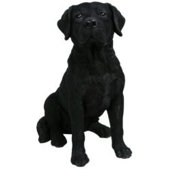 Vivid Arts Real Life Dogs - Labrador Garden Ornament -Garden Haven Shop vivid arts real life labrador black medium web 1