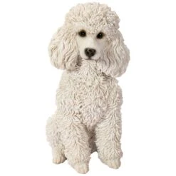 Vivid Arts Real Life Dogs - Poodle Garden Ornament 5 Vivid Arts Real Life Dogs - Poodle Garden Ornament -Garden Haven Shop vivid arts real life poodle white web