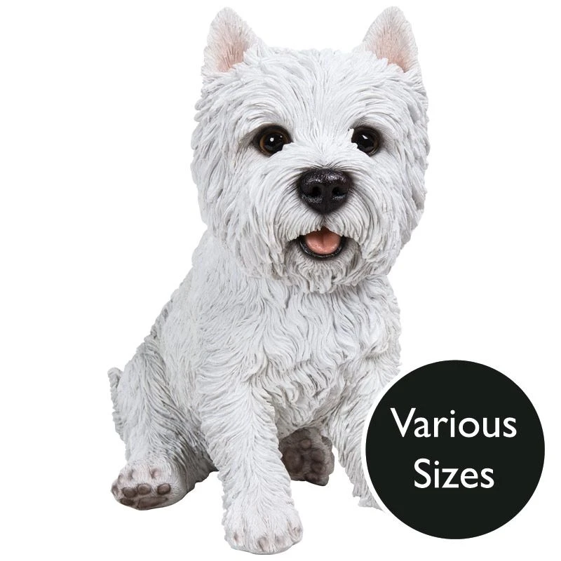 Vivid Arts Real Life Dogs - West Highland Terrier Garden Ornament 1 Vivid Arts Real Life Dogs - West Highland Terrier Garden Ornament