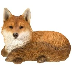 Vivid Arts Real Life Woodland - Fox Garden Ornament -Garden Haven Shop vivid arts resting fox web 2