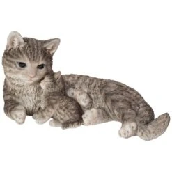 Vivid Arts Real Life Cats - Mother & Kitten Garden Ornament 5 Vivid Arts Real Life Cats - Mother & Kitten Garden Ornament -Garden Haven Shop vivid arts rl cats tabby mother and kitten web