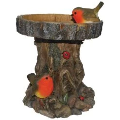 Vivid Arts Garden Friends - Treetrunk Feeder Garden Ornament 5 Vivid Arts Garden Friends - Treetrunk Feeder Garden Ornament -Garden Haven Shop vivid arts robin treetrunk feeder web