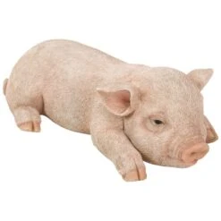 Vivid Arts Real Life Farm - Pig Garden Ornament -Garden Haven Shop vivid arts sleeping piglet web